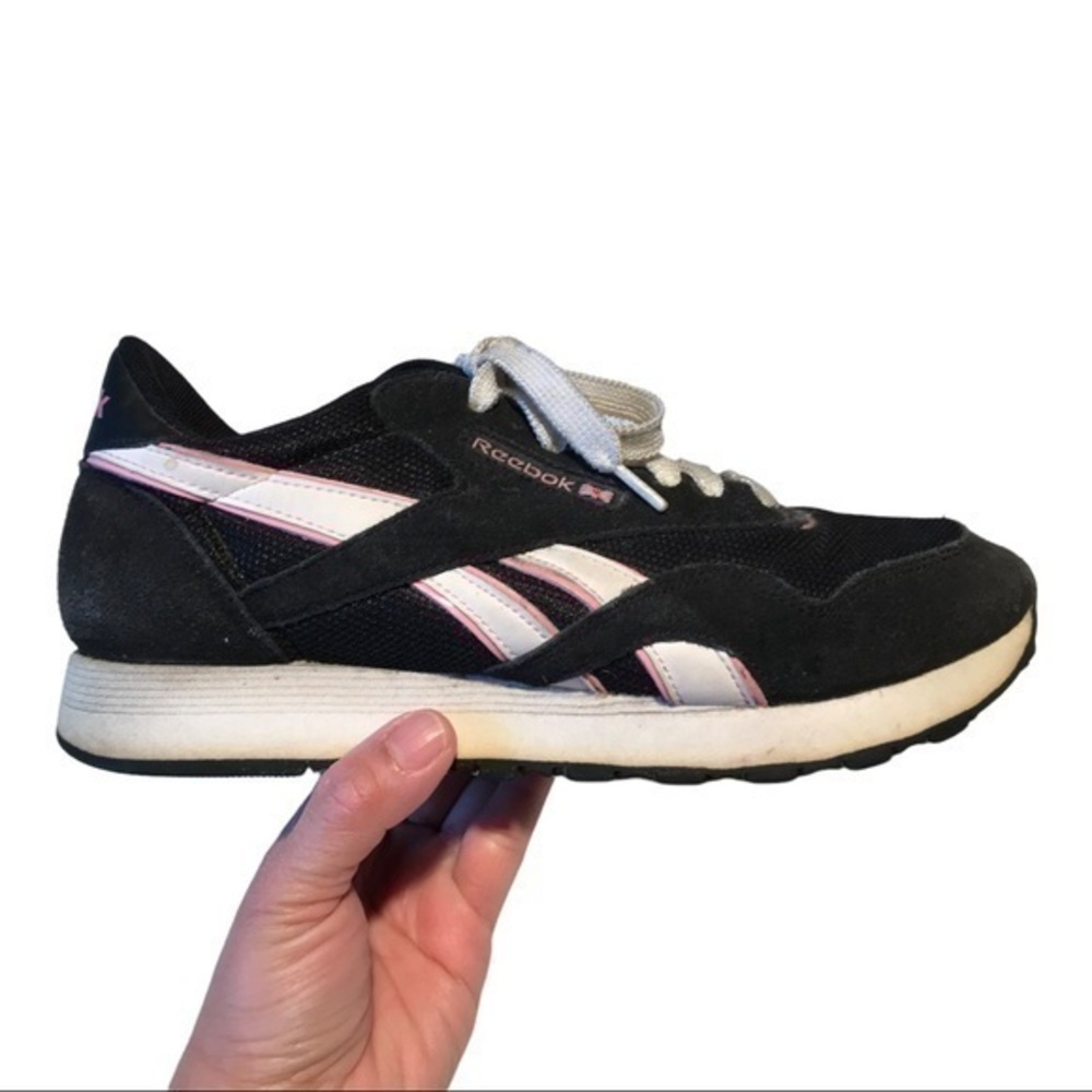 Reebok Classic black suede shoes Size 8.5